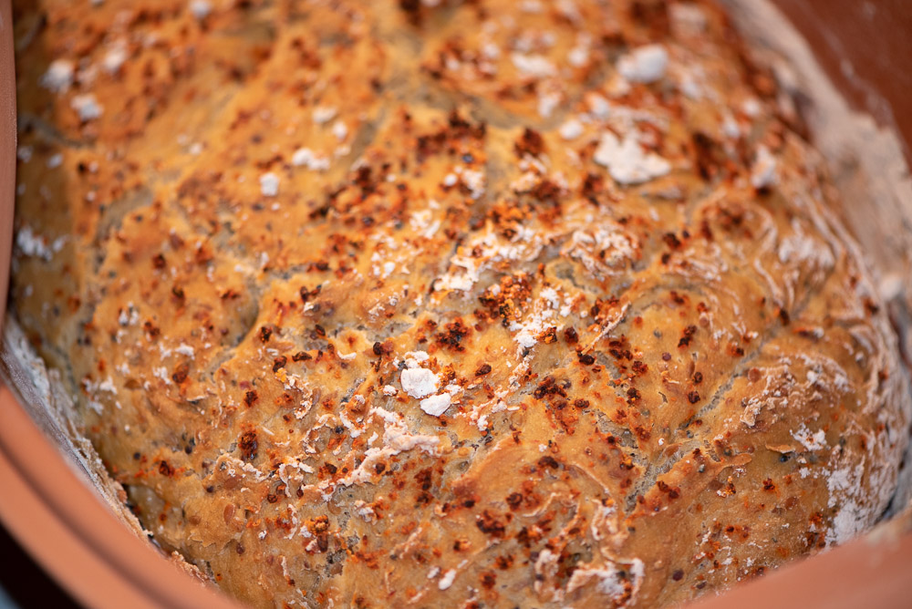 Dinkelbrot mit Gold Leinsamen Quinoa und Joghurt